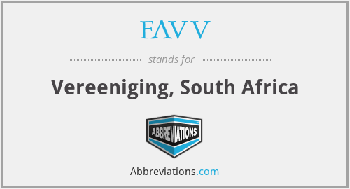 FAVV - Vereeniging, South Africa