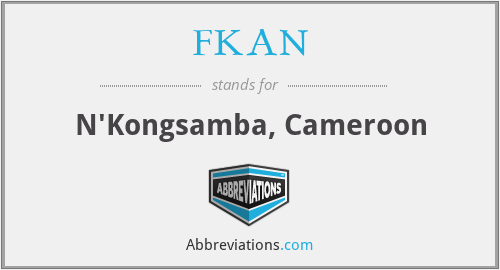 FKAN - N'Kongsamba, Cameroon