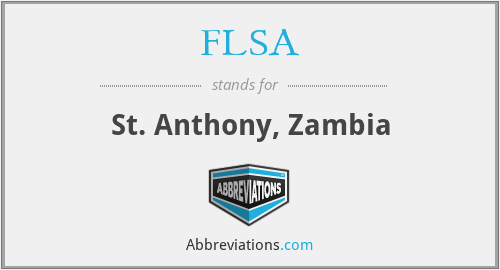FLSA - St. Anthony, Zambia
