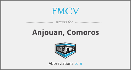 FMCV - Anjouan, Comoros