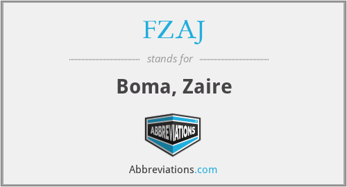 FZAJ - Boma, Zaire