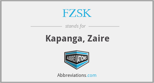 FZSK - Kapanga, Zaire