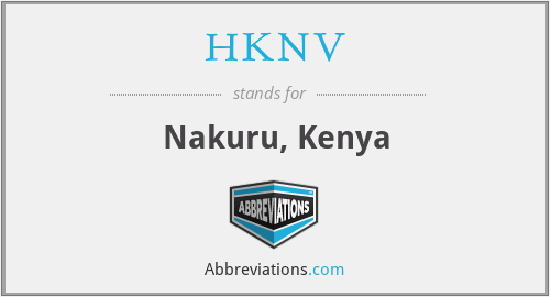 HKNV - Nakuru, Kenya