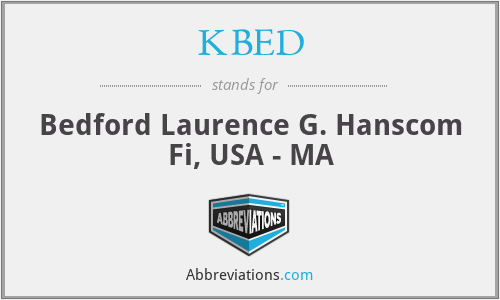 KBED - Bedford Laurence G. Hanscom Fi, USA - MA