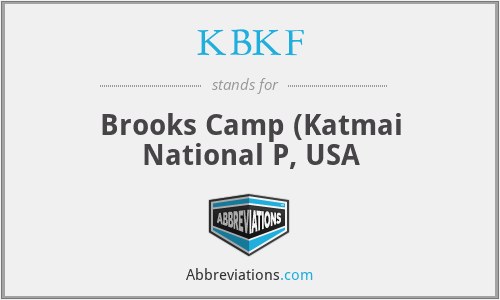 KBKF - Brooks Camp (Katmai National P, USA