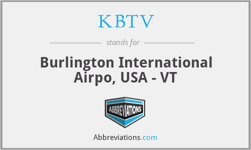 KBTV - Burlington International Airpo, USA - VT