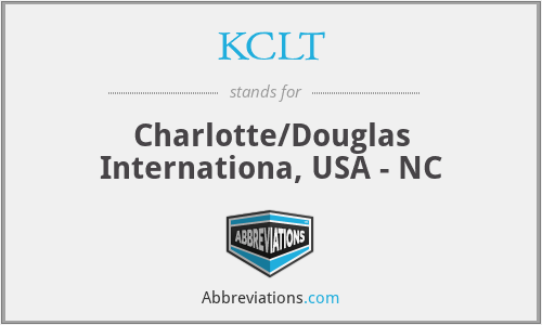 KCLT - Charlotte/Douglas Internationa, USA - NC