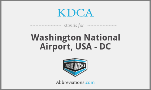 KDCA - Washington National Airport, USA - DC