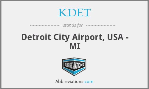 KDET - Detroit City Airport, USA - MI