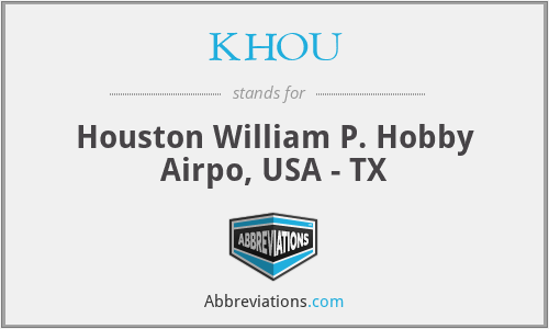 KHOU - Houston William P. Hobby Airpo, USA - TX