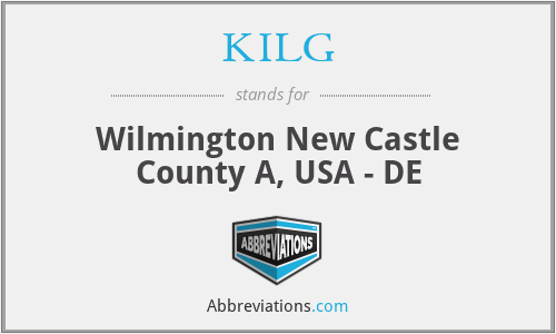 KILG - Wilmington New Castle County A, USA - DE