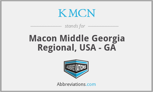 KMCN - Macon Middle Georgia Regional, USA - GA