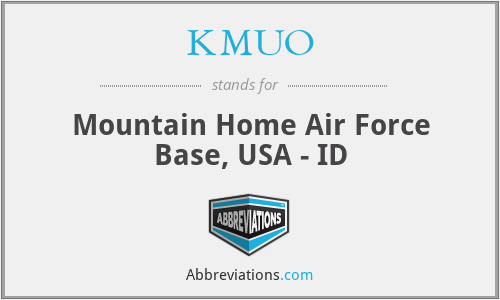 KMUO - Mountain Home Air Force Base, USA - ID