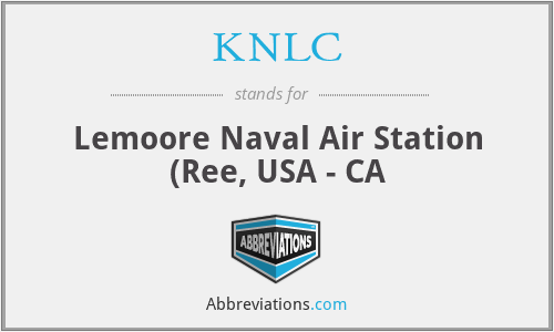KNLC - Lemoore Naval Air Station (Ree, USA - CA