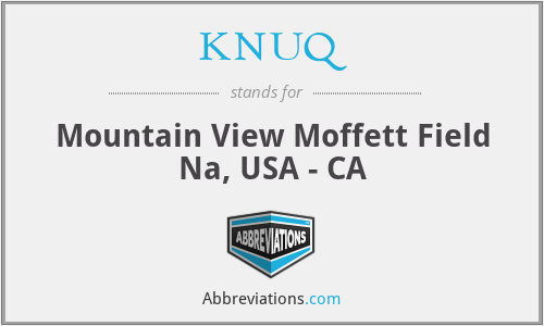 KNUQ - Mountain View Moffett Field Na, USA - CA