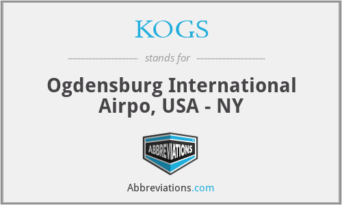KOGS - Ogdensburg International Airpo, USA - NY