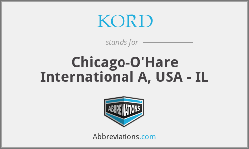 KORD - Chicago-O'Hare International A, USA - IL