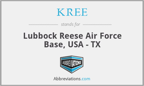 KREE - Lubbock Reese Air Force Base, USA - TX