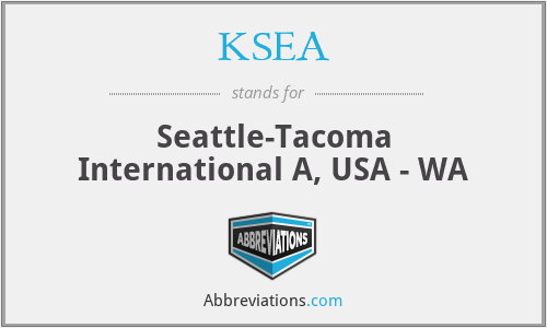 KSEA - Seattle-Tacoma International A, USA - WA