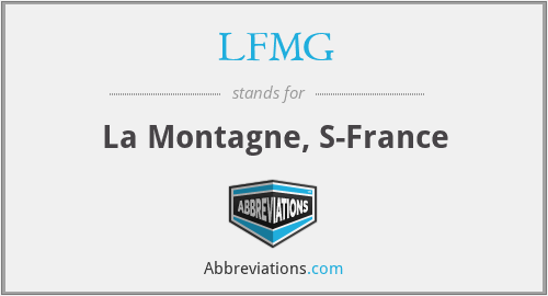 LFMG - La Montagne, S-France