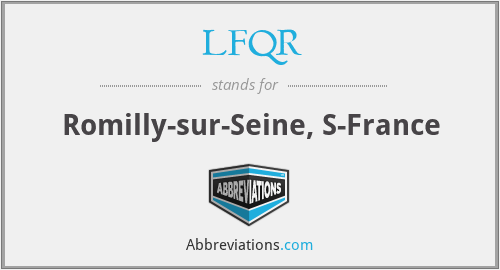 LFQR - Romilly-sur-Seine, S-France