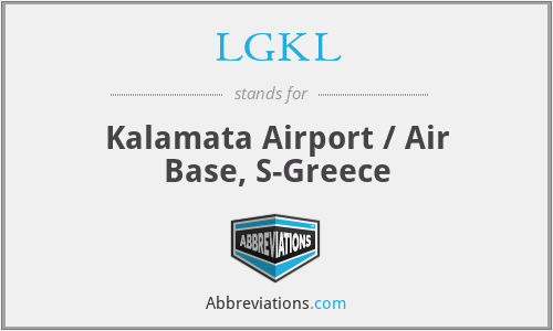 LGKL - Kalamata Airport / Air Base, S-Greece