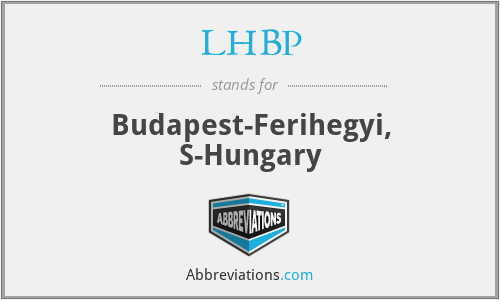LHBP - Budapest-Ferihegyi, S-Hungary