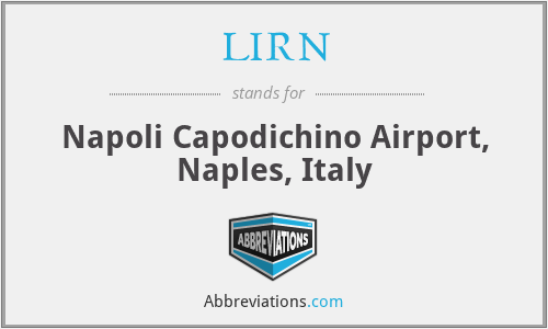 LIRN - Napoli Capodichino Airport, Naples, Italy