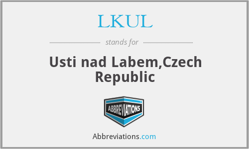 LKUL - Usti nad Labem,Czech Republic
