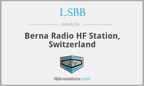 LSBB - Berna Radio HF Station, Switzerland