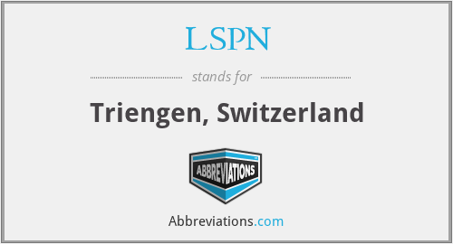 LSPN - Triengen, Switzerland