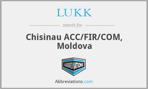 LUKK - Chisinau ACC/FIR/COM, Moldova