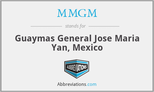 MMGM - Guaymas General Jose Maria Yan, Mexico