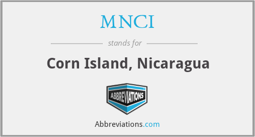 MNCI - Corn Island, Nicaragua