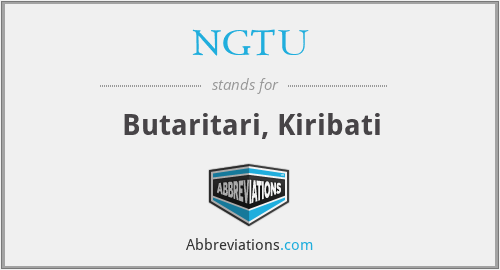 NGTU - Butaritari, Kiribati