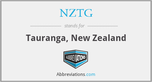 NZTG - Tauranga, New Zealand