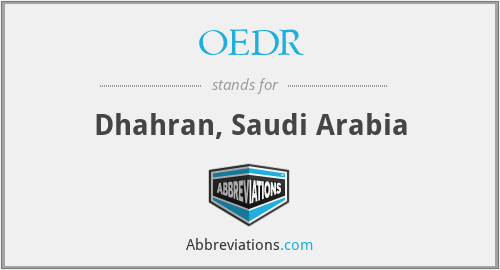 OEDR - Dhahran, Saudi Arabia