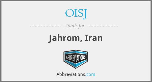 OISJ - Jahrom, Iran