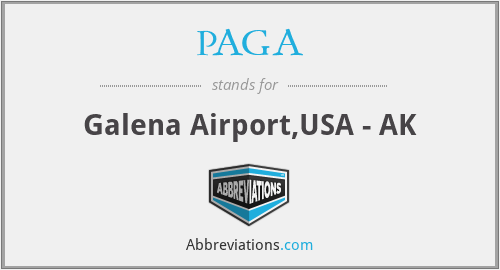 PAGA - Galena Airport,USA - AK