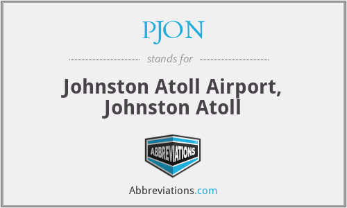 PJON - Johnston Atoll Airport, Johnston Atoll