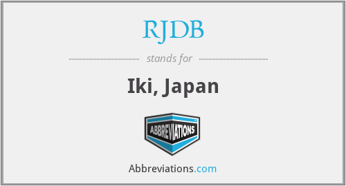 RJDB - Iki, Japan