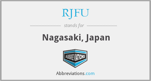 RJFU - Nagasaki, Japan