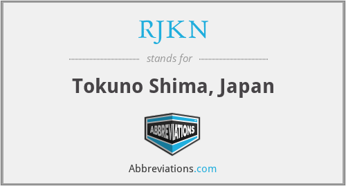 RJKN - Tokuno Shima, Japan