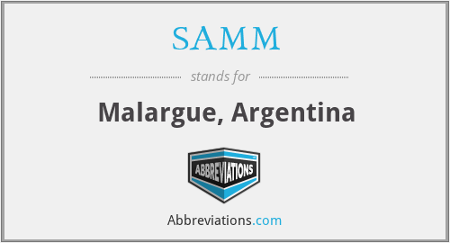 SAMM - Malargue, Argentina
