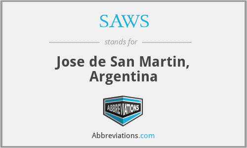 SAWS - Jose de San Martin, Argentina