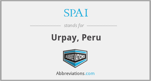 SPAI - Urpay, Peru