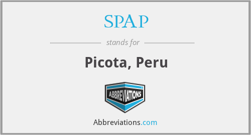 SPAP - Picota, Peru
