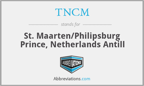 TNCM - St. Maarten/Philipsburg Prince, Netherlands Antill