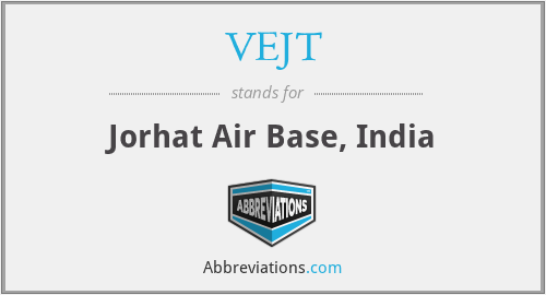 VEJT - Jorhat Air Base, India