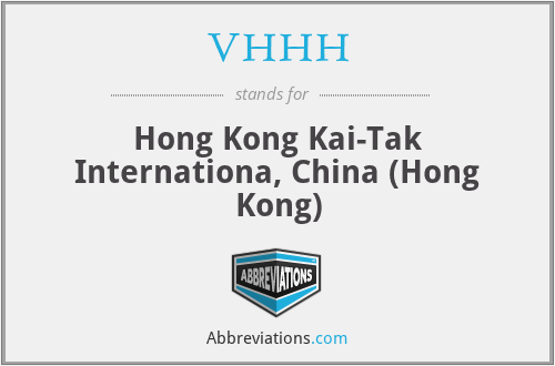 VHHH - Hong Kong Kai-Tak Internationa, China (Hong Kong)